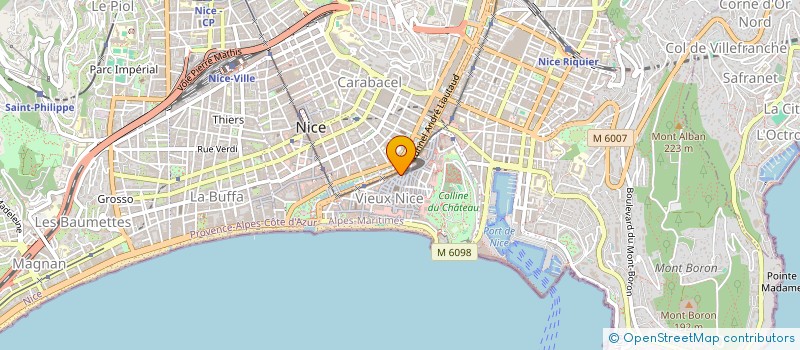 localisation de l'entreprise MONSIEUR PIERRE NABETH à NICE