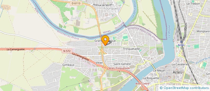 localisation de l'entreprise MONSIEUR PIERRE NADAL  ARLES