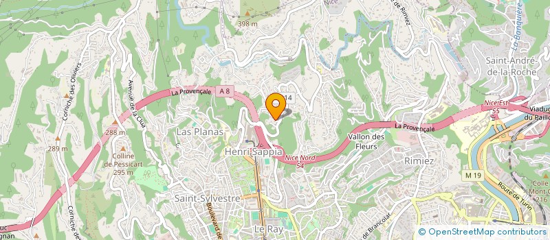 localisation de l'entreprise MONSIEUR PIERRE NAESSENS  NICE