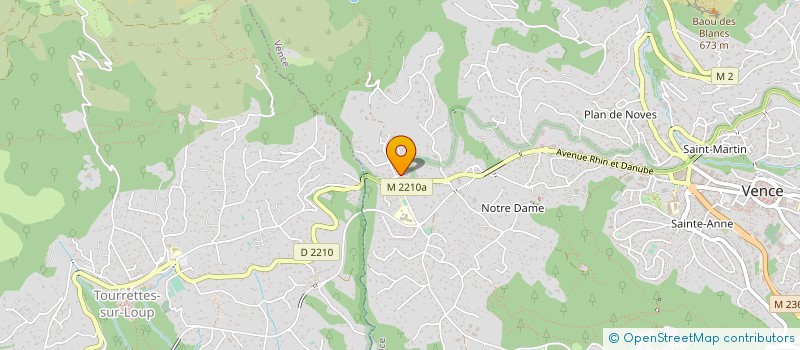 localisation de l'entreprise MONSIEUR PIERRE NAHON à VENCE