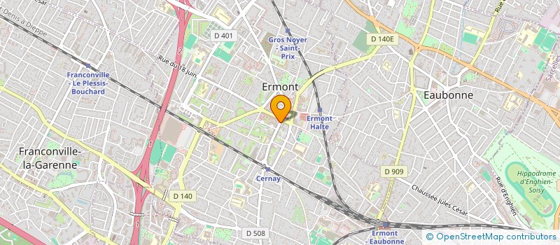 localisation de l'entreprise MONSIEUR PIERRE NAMAN  ERMONT