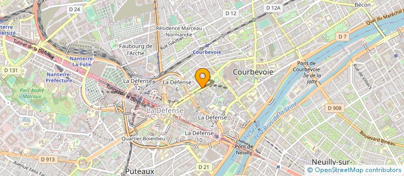 localisation de l'entreprise MONSIEUR PIERRE NANTERME à COURBEVOIE