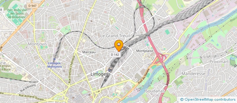 localisation de l'entreprise MONSIEUR PIERRE NARDOT à LIMOGES