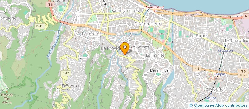 localisation de l'entreprise MONSIEUR PIERRE NATIVEL  SAINT-DENIS