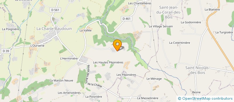 localisation de l'entreprise MONSIEUR PIERRE NATIVELLE  BRECEY