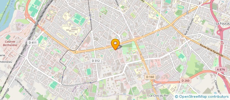 localisation de l'entreprise MONSIEUR PIERRE NAUDET à ANGERS