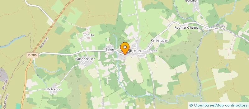 localisation de l'entreprise MONSIEUR PIERRE NEDELLEC  PLOUYE