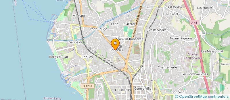 localisation de l'entreprise MONSIEUR PIERRE NEGRE à AIX-LES-BAINS