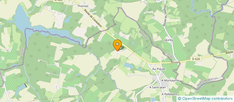 localisation de l'entreprise MONSIEUR PIERRE NEGRI  MONCLAR