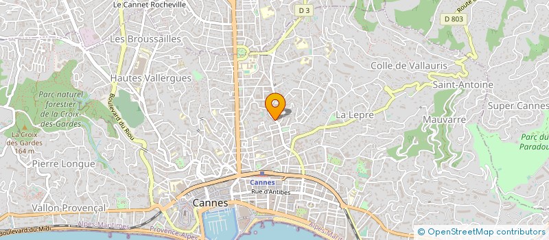 localisation de l'entreprise MONSIEUR PIERRE NEID à CANNES
