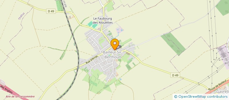 localisation de l'entreprise MONSIEUR PIERRE NEVEJANS  BAILLEUL-SIR-BERTHOULT