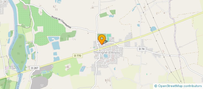 localisation de l'entreprise MONSIEUR PIERRE NEVEU  THORIGNE-D'ANJOU