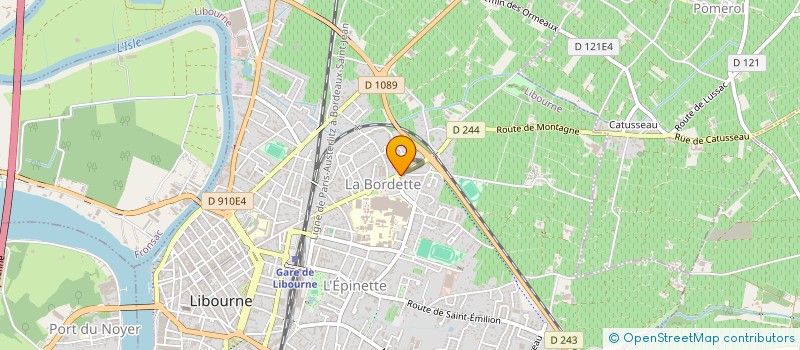 localisation de l'entreprise MONSIEUR PIERRE NGASSEU NGATCHEU  LIBOURNE