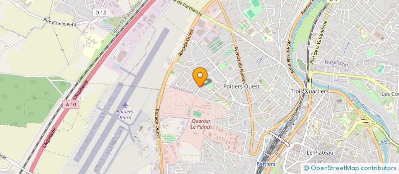 localisation de l'entreprise MONSIEUR PIERRE NGONGANG  POITIERS