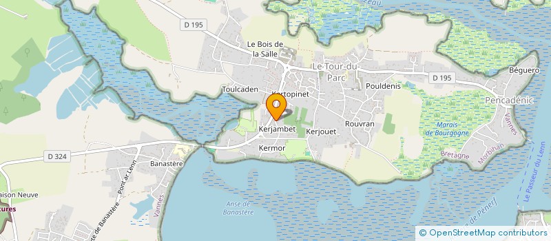 localisation de l'entreprise MONSIEUR PIERRE NICOL  LE TOUR DU PARC