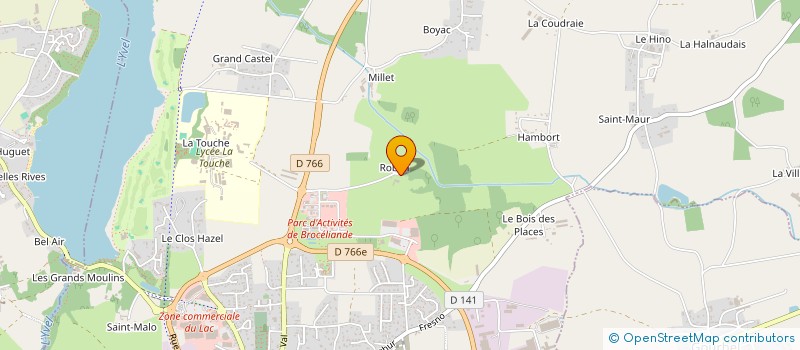 localisation de l'entreprise MONSIEUR PIERRE NICOLAS  PLOERMEL