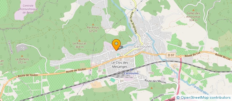 localisation de l'entreprise MONSIEUR PIERRE NICOLAS  CARNOULES