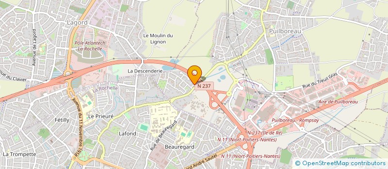 localisation de l'entreprise MONSIEUR PIERRE NICOLAS FONTAINE  GORGES