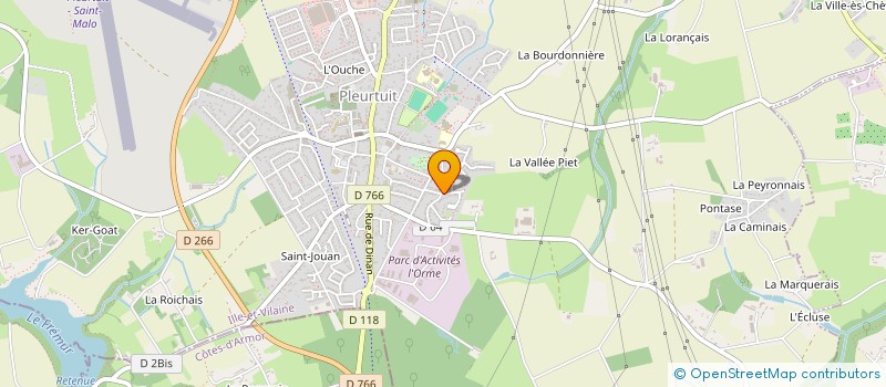 localisation de l'entreprise MONSIEUR PIERRE-NICOLAS PATON  PLEURTUIT