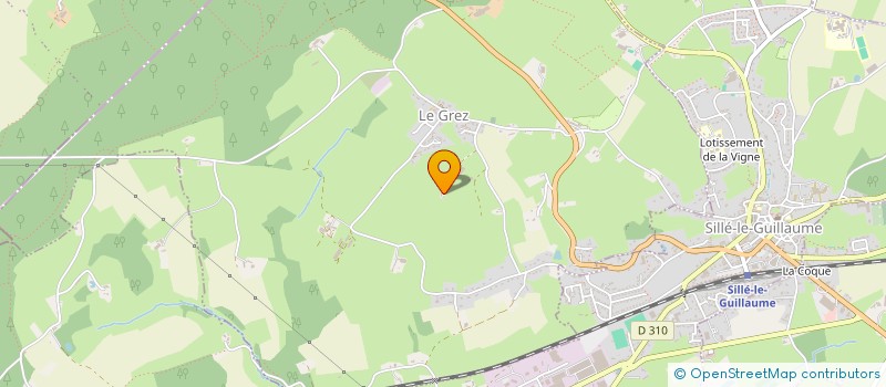 localisation de l'entreprise MONSIEUR PIERRE NICOLAY  LE GREZ