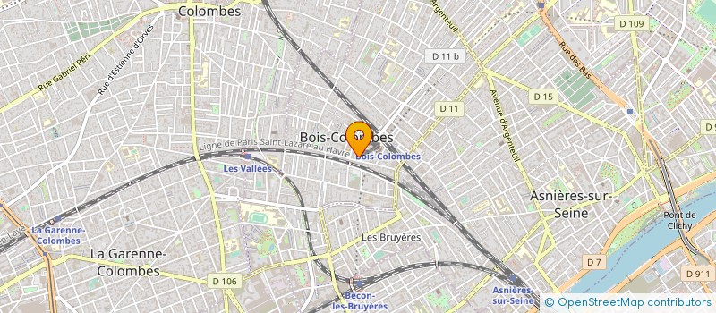 localisation de l'entreprise MONSIEUR PIERRE NICOLLET à BOIS-COLOMBES