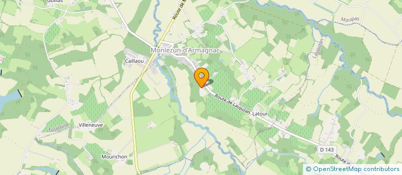 localisation de l'entreprise MONSIEUR PIERRE NICOU  MONLEZUN-D'ARMAGNAC