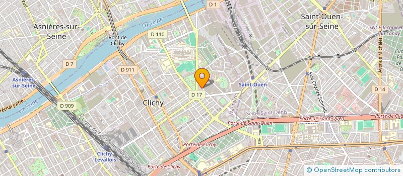 localisation de l'entreprise MONSIEUR PIERRE NICOULEAU à CLICHY