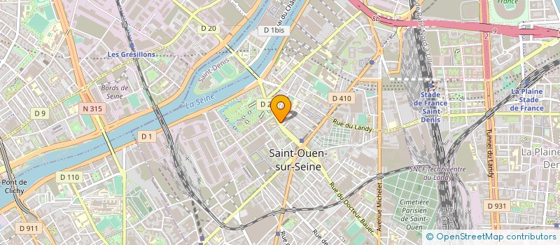 localisation de l'entreprise MONSIEUR PIERRE NIZERY à SAINT-OUEN-SUR-SEINE