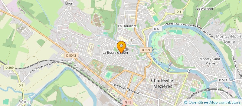 localisation de l'entreprise MONSIEUR PIERRE NOAILLES à CHARLEVILLE-MEZIERES