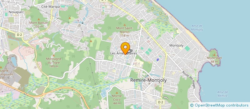 localisation de l'entreprise MONSIEUR PIERRE NOEL  REMIRE-MONTJOLY