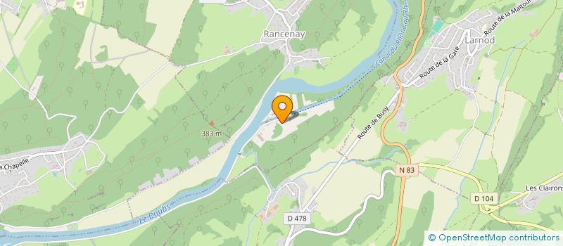 localisation de l'entreprise MONSIEUR PIERRE NOEL  RANCENAY