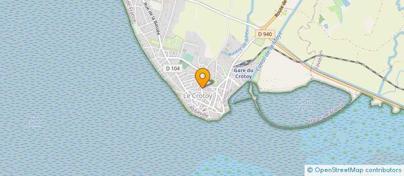 localisation de l'entreprise MONSIEUR PIERRE NOTEL à LE CROTOY