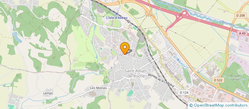 localisation de l'entreprise MONSIEUR PIERRE NOTTON à SAINT-ALBAN-DE-ROCHE
