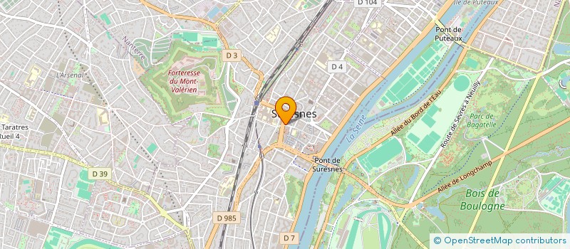 localisation de l'entreprise MONSIEUR PIERRE NOUCHI à SURESNES