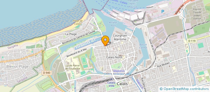 localisation de l'entreprise MONSIEUR PIERRE NOUCHI  CALAIS