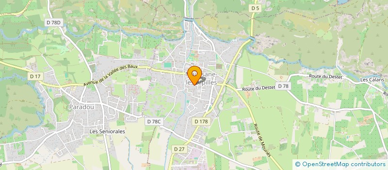 localisation de l'entreprise MONSIEUR PIERRE NOVI  MAUSSANE-LES-ALPILLES