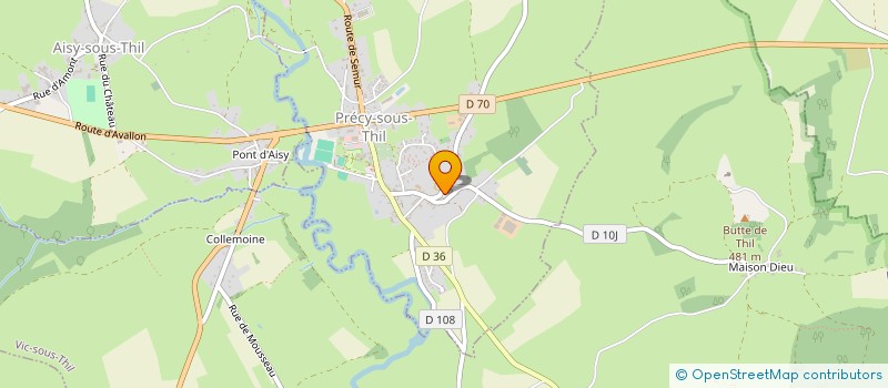 localisation de l'entreprise MONSIEUR PIERRE NTIAMA NSIKU  PRECY-SOUS-THIL