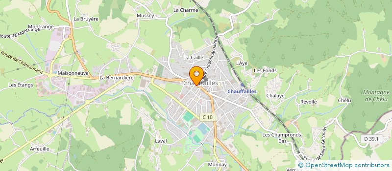 localisation de l'entreprise MONSIEUR PIERRE NUGUE à CHAUFFAILLES