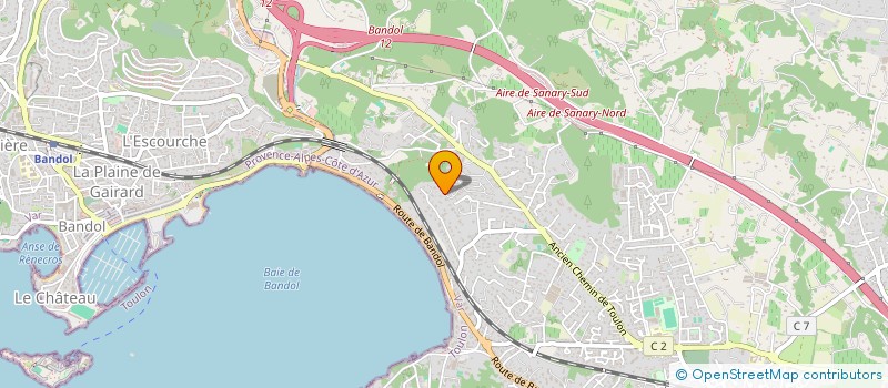 localisation de l'entreprise MONSIEUR PIERRE NUMBACH  SANARY SUR MER