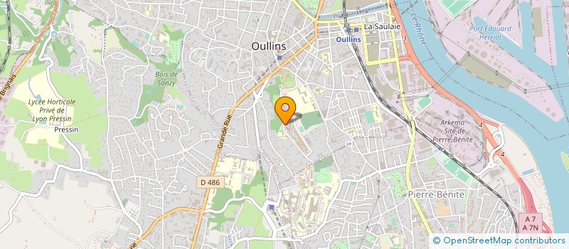 localisation de l'entreprise MONSIEUR PIERRE OGIER  OULLINS-PIERRE-BENITE