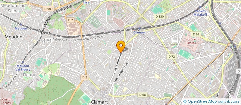localisation de l'entreprise MONSIEUR PIERRE OHEIX à CLAMART