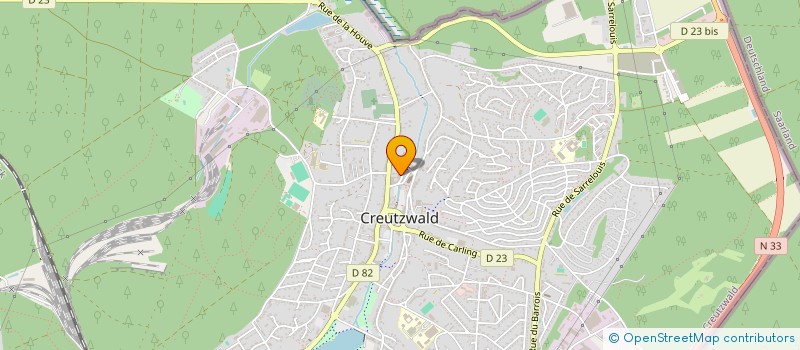 localisation de l'entreprise MONSIEUR PIERRE OLIER à CREUTZWALD