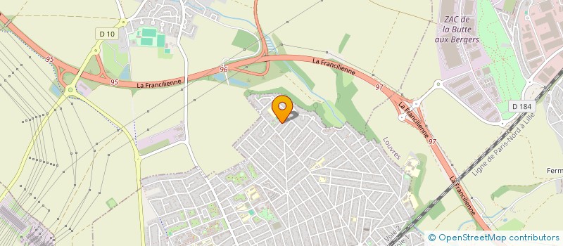 localisation de l'entreprise MONSIEUR PIERRE OLISME DURAME  GOUSSAINVILLE