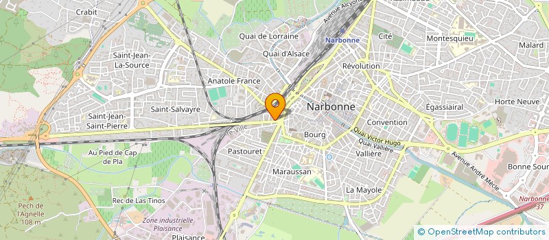 localisation de l'entreprise MONSIEUR PIERRE OLIVA  NARBONNE