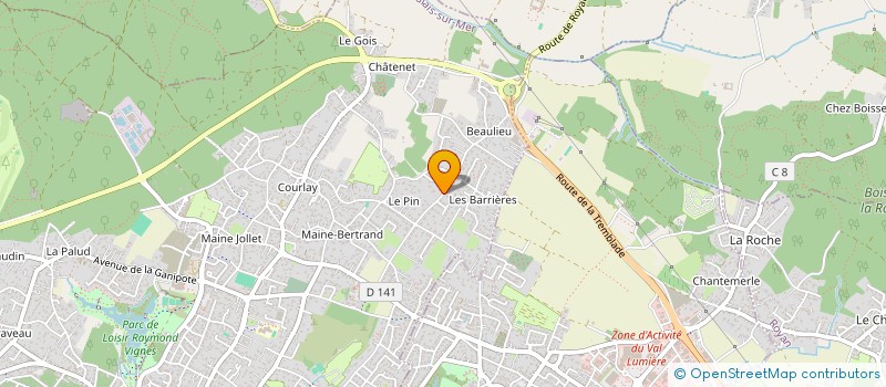 localisation de l'entreprise MONSIEUR PIERRE OLIVE  SAINT-PALAIS-SUR-MER