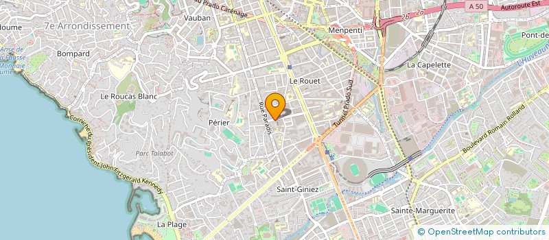 localisation de l'entreprise MONSIEUR PIERRE OLIVI à MARSEILLE