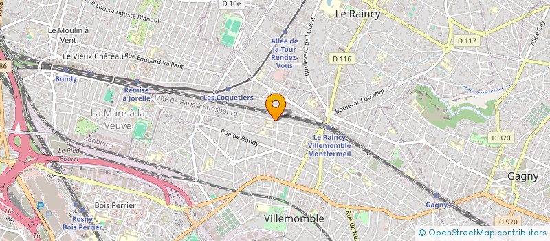 localisation de l'entreprise MONSIEUR PIERRE-OLIVIER BALU à VILLEMOMBLE
