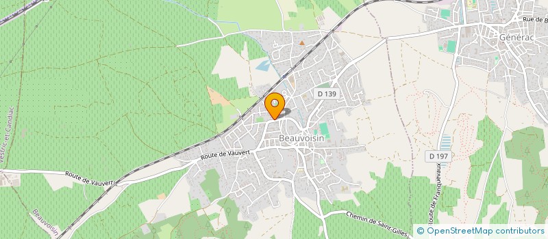 localisation de l'entreprise MONSIEUR PIERRE OLIVIER BAZIN  BEAUVOISIN