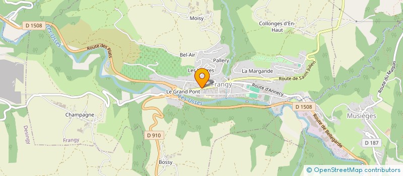 localisation de l'entreprise MONSIEUR PIERRE-OLIVIER BESSE  FRANGY