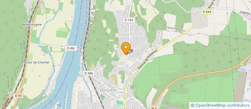 localisation de l'entreprise MONSIEUR PIERRE-OLIVIER CHALEAT  DONZERE